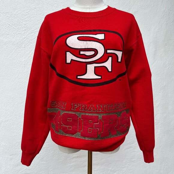 Vintage 90's San Francisco 49ers Front/Back Graphic Salem Crewneck UNISEX /M's M - Picture 15 of 15